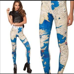 BlackMilk Limited Edition Game Of Thrones Westeros Map Leggings
